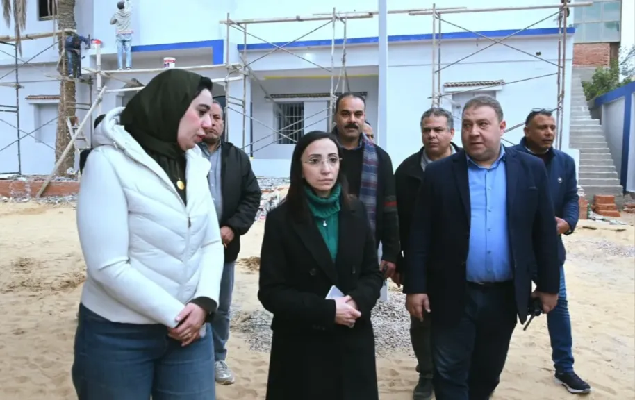 جاكلين تتفقد المقر الجديد للتأمين الصحي بمركز بدر تمهيدًا لافتتاحه خلال الأيام القادمة