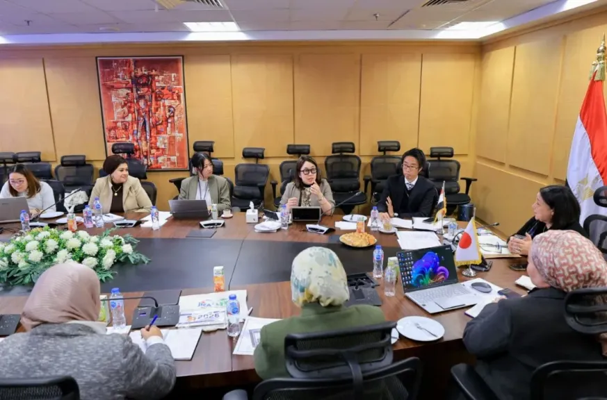 نائبة وزيرة التضامن الاجتماعي تلتقي فريق هيئة التعاون الدولي اليابانية «جايكا»