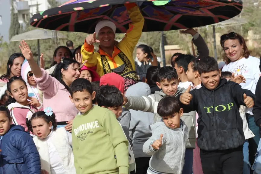 كرنفال ترفيهي واجتماعي لأطفال قرية وردان