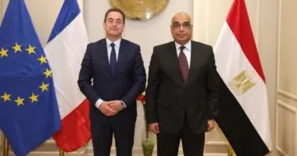 وزير العدل يستقبل سفير جمهورية فرنسا بالقاهرة