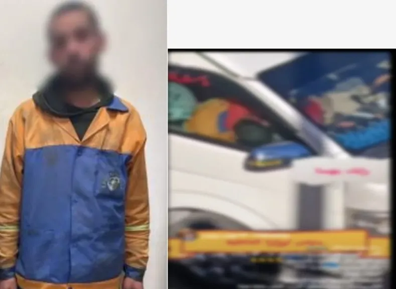 فيديو متداول يقود لضبط متعاطي مخدرات داخل ميكروباص بالنزهة