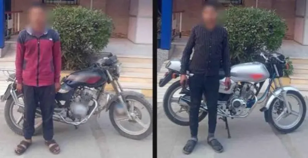 حركات استعراضية كادت تتحول لكارثة.. ضبط قائدي دراجتين ناريتين بالشرقية