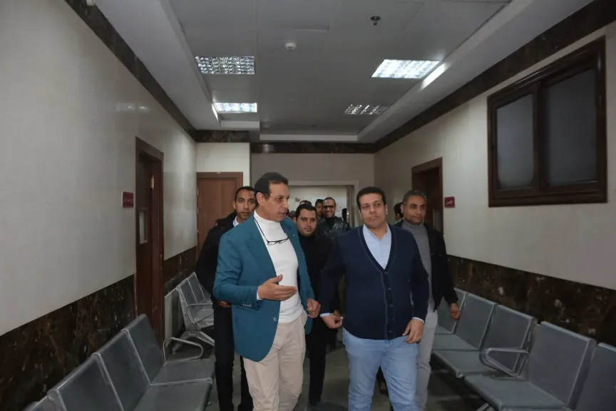 فريق من مركز المعلومات ودعم اتخاذ القرار بمجلس الوزراء يزور جامعة أسيوط لتسليط الضوء