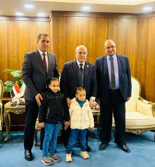 النيابة الادراية تكرم اسرة شهيدة الواجب المستشارة سهام الانصاري رئيس النيابة الاداريه بقنا |صور