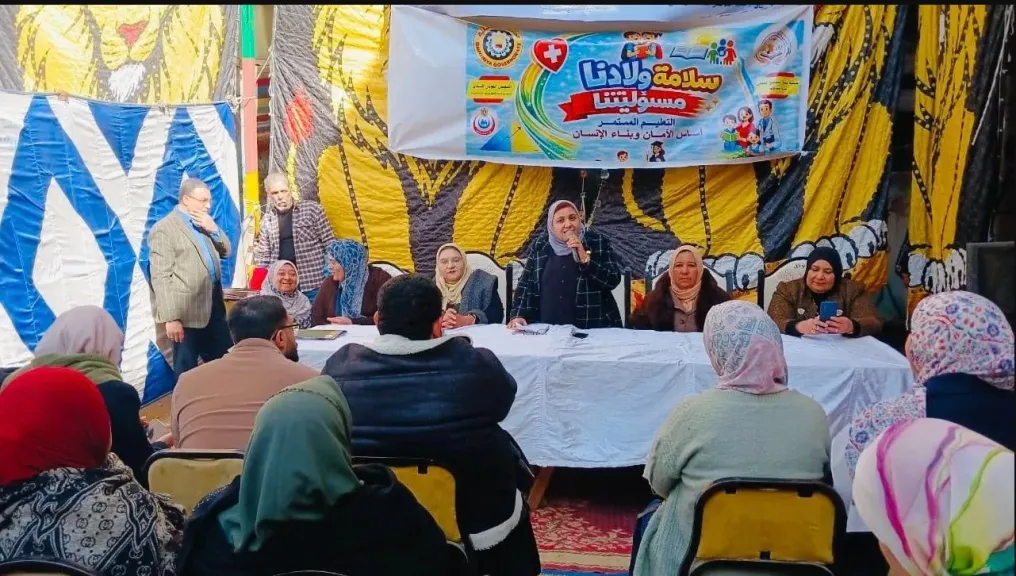 مسرح عرائس وورش فنية بالمشروع الثقافي للمناطق الجديدة الآمنة في سندوب بالدقهلية