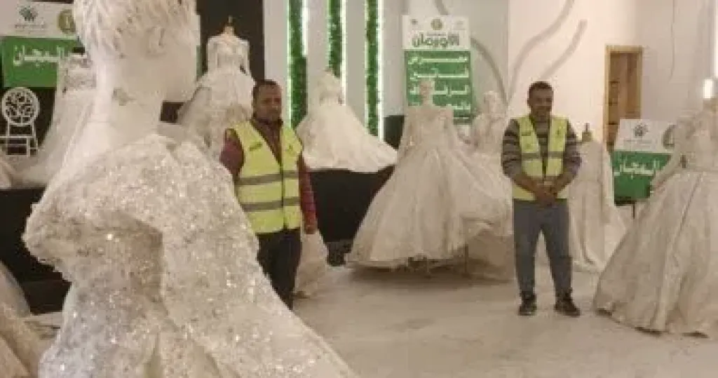 تضامن المنوفية تنظم معرض خاص لتوزيع فساتين الزفاف على 250 عروسة بالمحافظة