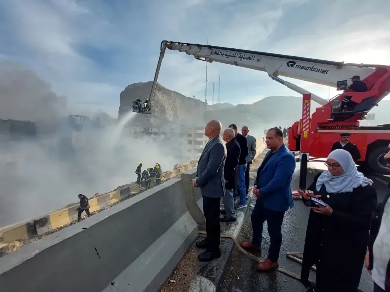 الحماية المدينية بالقاهرة تتمكن من اخماد حريق بمنطقة الزاوية بمنشأة ناصر