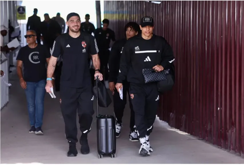 بعثة النادي الأهلي تصل إلى تنزانيا| صور