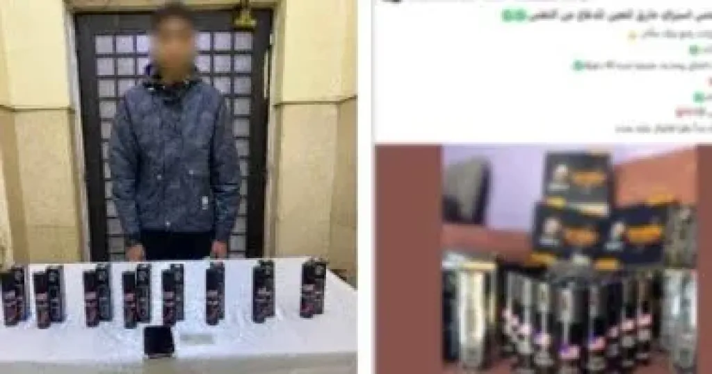 بحوزته بخاخ مسيل للدموع.. سقوط تاجر الصواعق فى قبضة الأمن بدار السلام