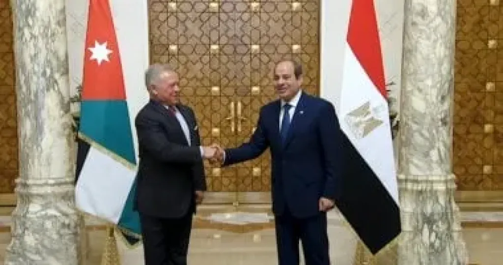 الرئيس السيسى يستقبل عاهل الأردن ويعقدان جلسة مباحثات رسمية