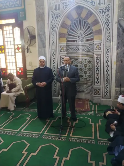 احتفالية النصف من شعبان في مسجد ناصر أسيوط