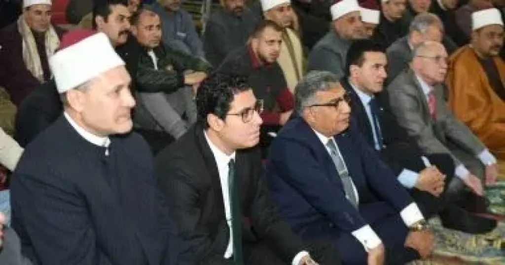 محافظ الدقهلية يشهد احتفالية ليلة النصف من شعبان بمسجد النصر فى المنصورة