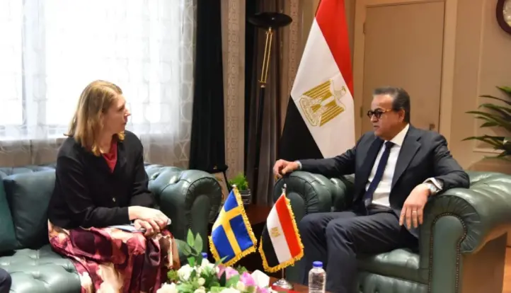 وزير الصحة يبحث مع نظيرته السويدية تعزيز التعاون الثنائي ودعم القطاع الصحي في غزة |صور