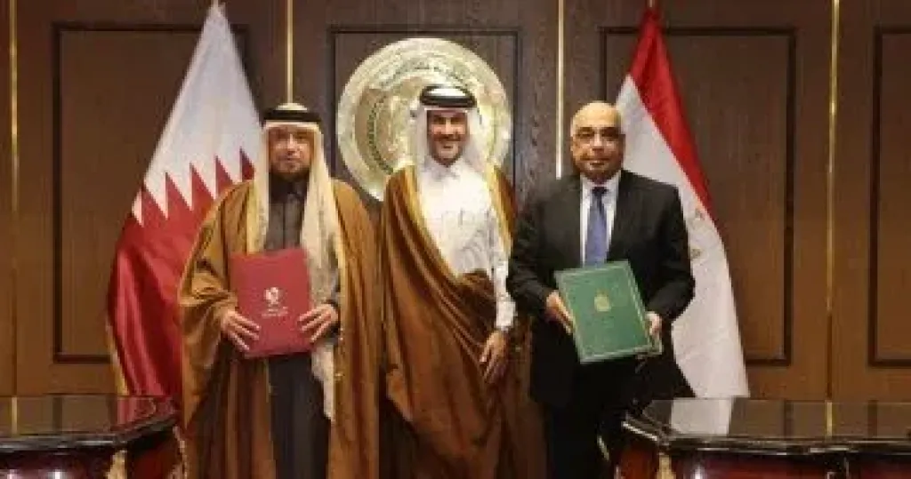 وزير العدل يوقع مع النائب العام القطرى اتفاقية المساعدة القضائية المتبادلة
