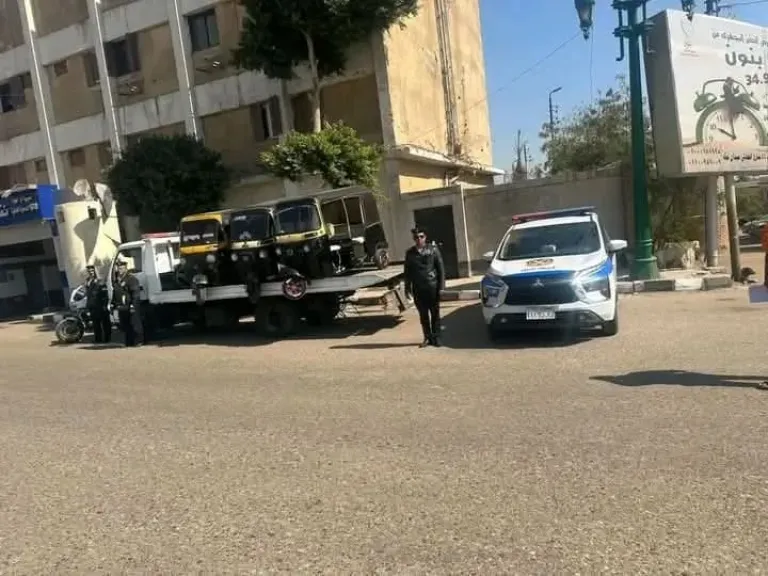 حملة مكبرة لضبط التكاتك بمحيط ميدان الأزهر بالوليدية