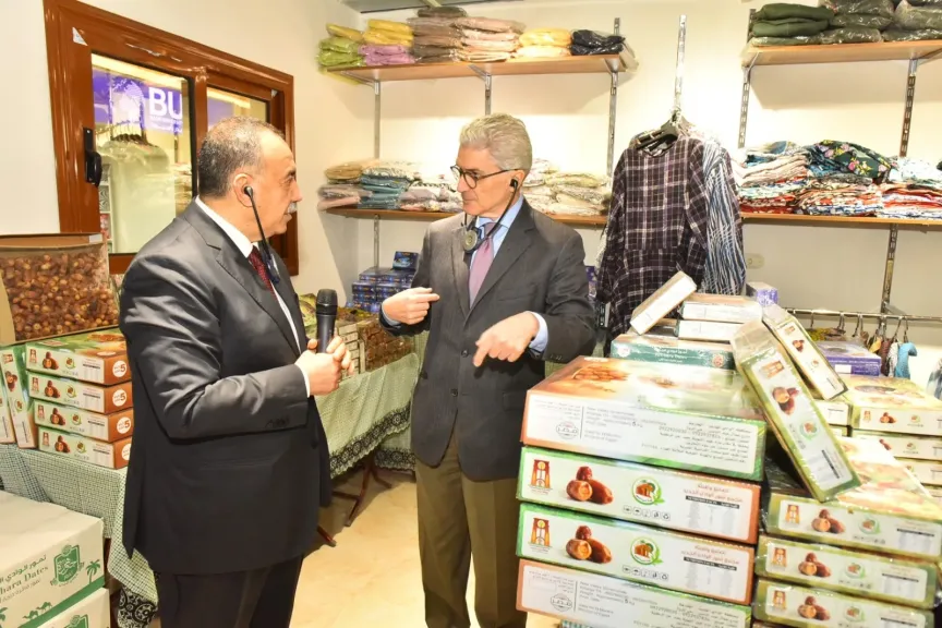 منطقة مهملة إلى مركز اقتصادي.. محافظ أسيوط يستعرض تجربة ”بازار كيان”