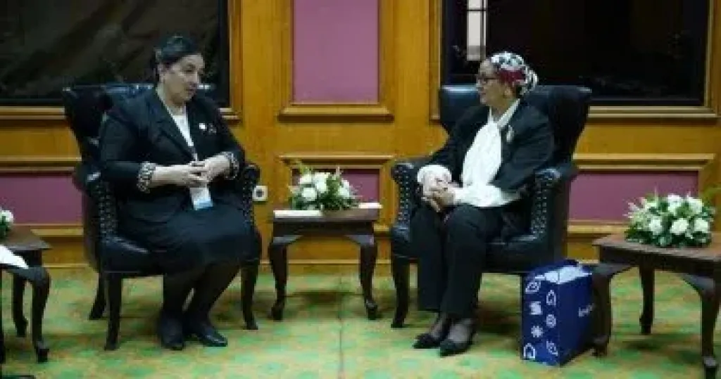 المستشارة أمل عمار تلتقى نائبة رئيس وزراء جمهورية أوزبكستان لبحث سبل التعاون في دعم وتمكين المرأة