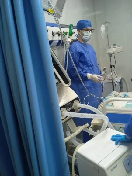 إنقاذ حالة حرجة ومعقدة لسيدة بمستشفى القرين المركزى