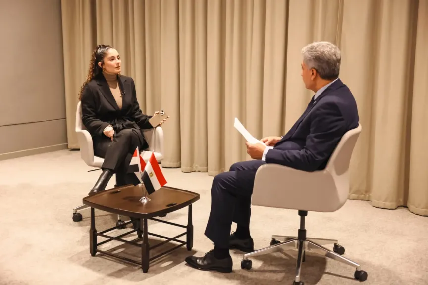 وزير السياحة يعقد مجموعة من اللقاءات الإعلامية خلال مشاركته بالمعرض السياحي الدولي EMITT بتركيا