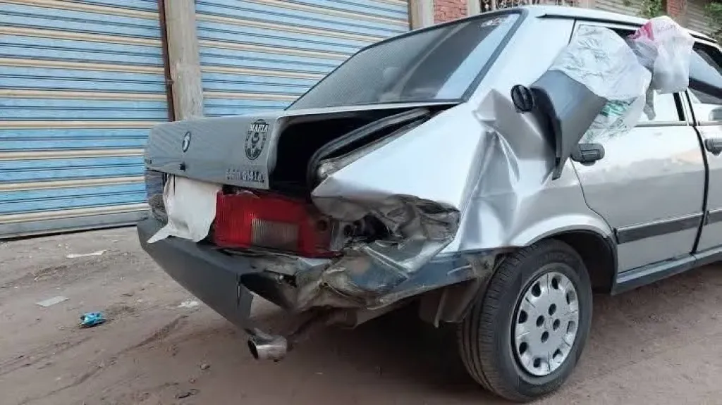 حادث تصادم بمنطقة التل بمركز الفتح