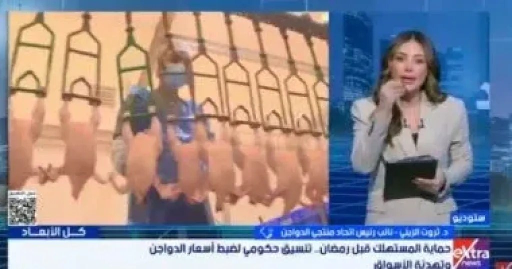 ثروت الزيني لإكسترا نيوز: زيادة إنتاج الدواجن 25% والطلب يرتفع في رمضان