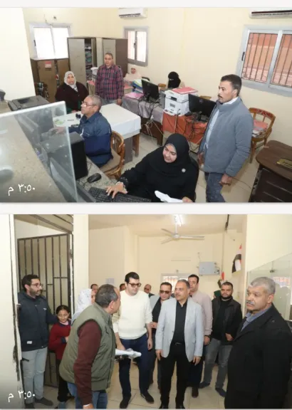 محافظ الشرقية يتفقد مستشفى كفر صقر والمركز التكنولوجي لخدمة المواطنين