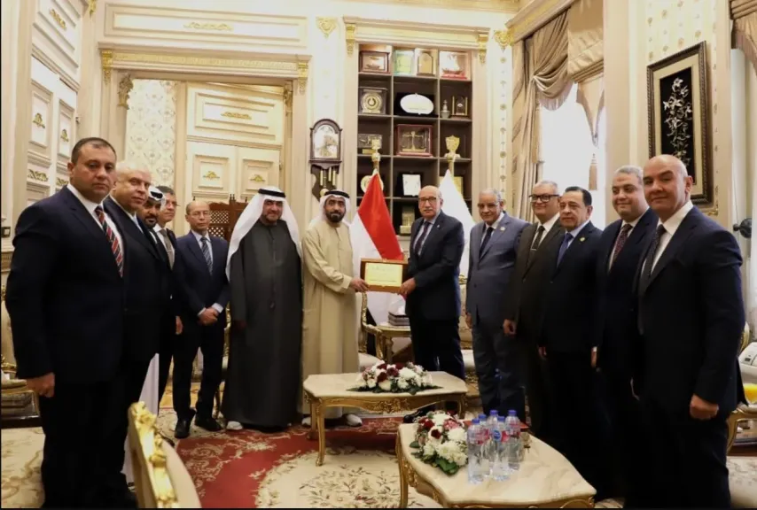 رئيس محكمة النقض يستقبل رئيس المحكمة الاتحادية العليا بدولة الإمارات