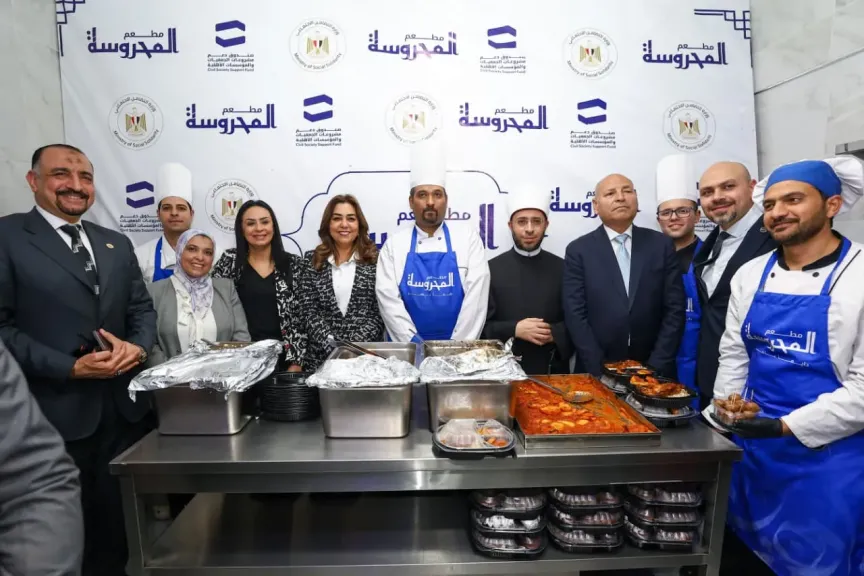 3 وزراء ومحافظ القاهرة يفتتحون مطبخ ”المحروسة” برمسيس لتقديم 4 آلاف وجبة يوميًا