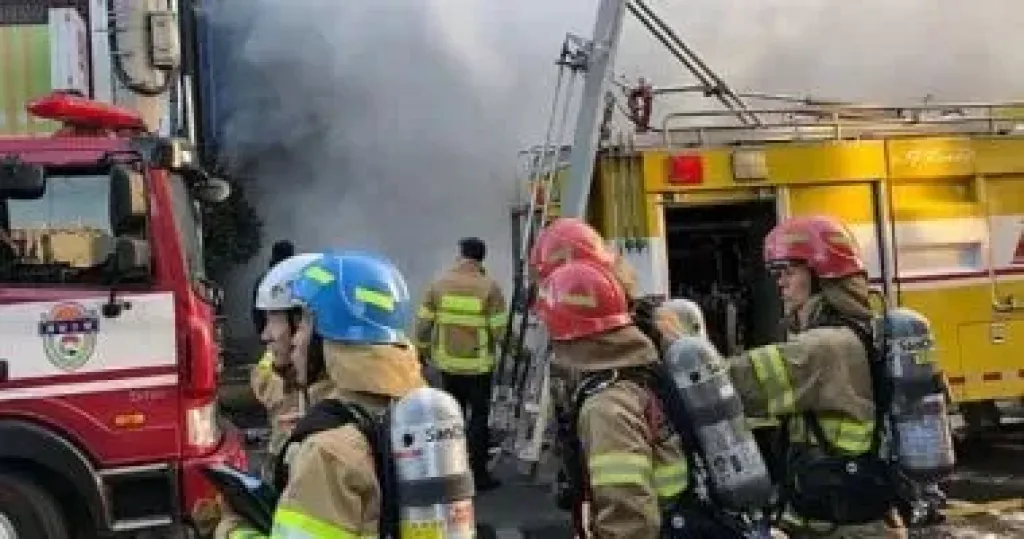 حريق في محيط مدرسة بالشرقية