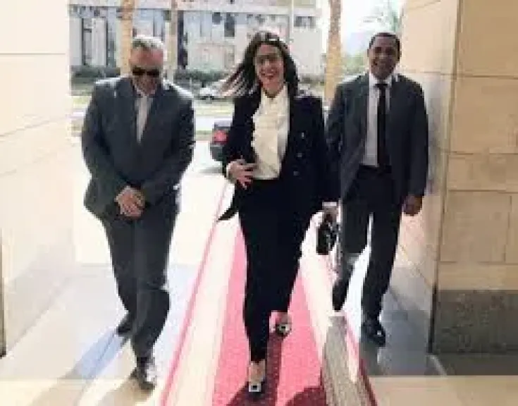 جيهان زكي تلتقي قيادات وموظفي وزارة الثقافة في العاصمة الجديدة