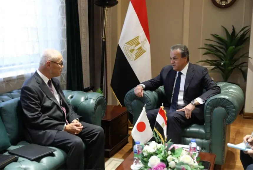 وزير الصحة يستقبل سفير اليابان لبحث تعزيز التعاون الصحي وإنشاء مستشفى مصري ياباني بالعاصمة الجديدة |صور