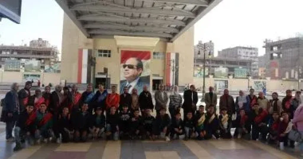 السكة الحديد تنظم زيارة لطلبة المدارس بمحطة قطارات صعيد مصر ببشتيل