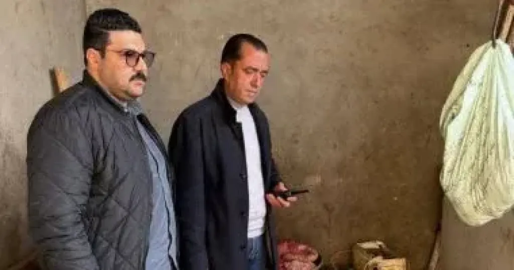 رئيس مدينة منوف يضبط سلخانة لذبح اللحوم غير مرخصة