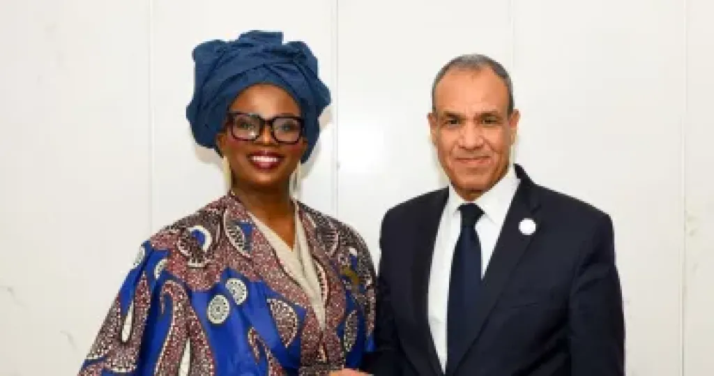 وزير الخارجية يلتقي مفوضة الطاقة والبنية التحتية بالاتحاد الأفريقي