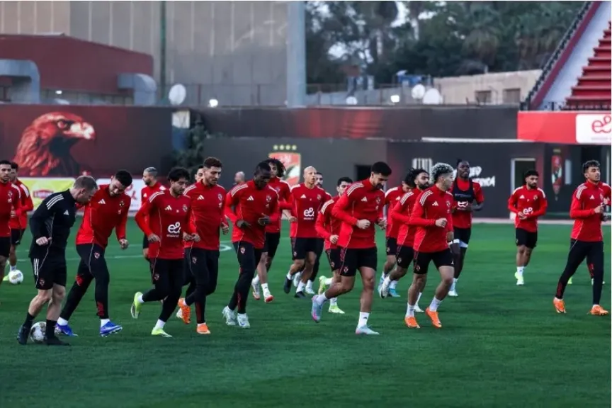 الأهلي ينهي مرانه الأخير قبل مواجهة الجيش الملكي المغربي بدوري أبطال إفريقيا