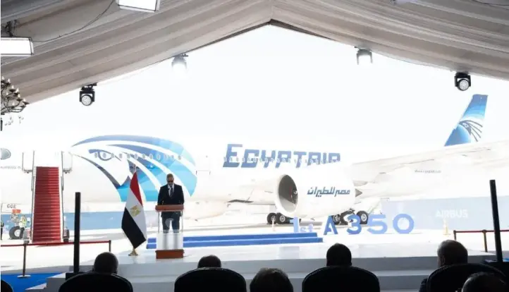الحفني: انضمام إيرباص خطوة استراتيجية تعزز من تنافسية مصر للطيران |صور