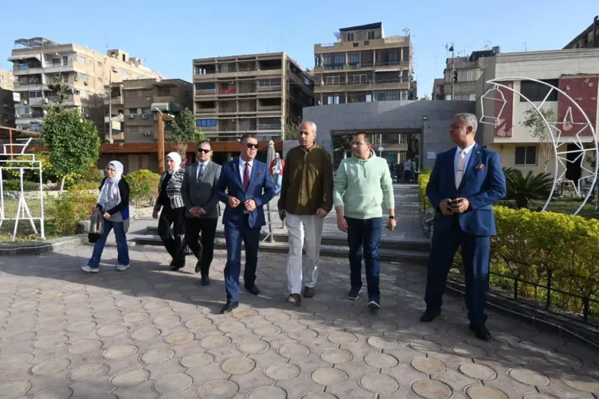 ضمن الجولات المكثفة  على مدار الساعة محمود فوزى يتفقد نادي الطيران الرياضي لمتابعة انتظام العمل