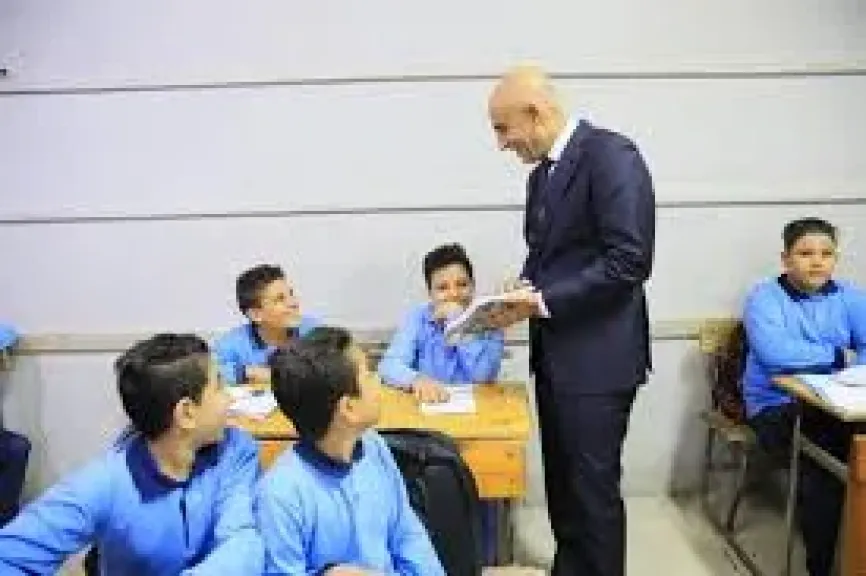 وزير التعليم يجرى جولة فى مدارس بإدارة المقطم لمتابعة انتظام الدراسة.. صور