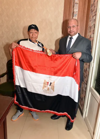 فوز نادى الاسماعيلى  بالمرتبة الاولى فى وزن ٨٤كيلو فى بطولة واكو الهند الدولية المفتوحة للكيك بوكسينغ