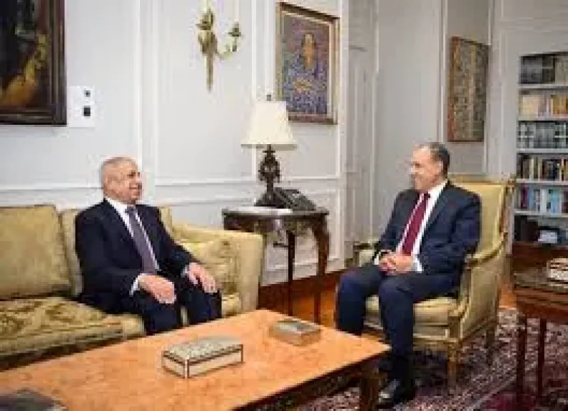 وزير الخارجية يلتقى رئيس الأكاديمية العربية للعلوم والتكنولوجيا والنقل البحرى