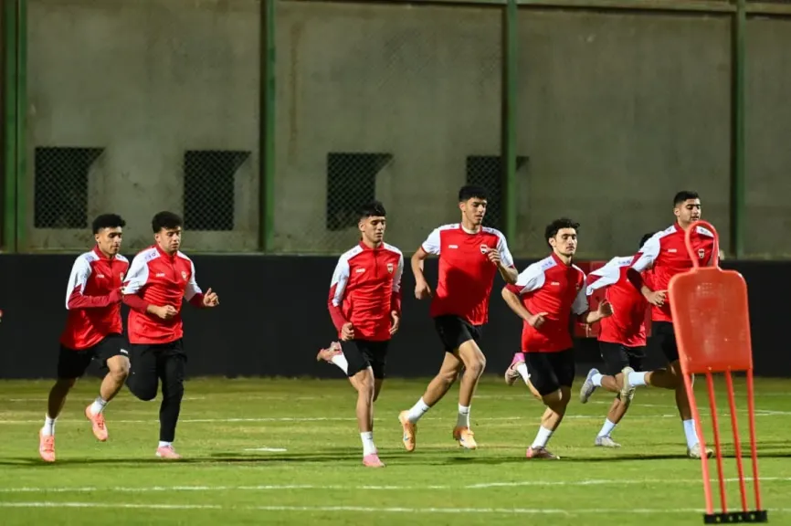منتخب العراق يؤدي مرانه الأول استعدادًا لمواجهة مصر وديًا