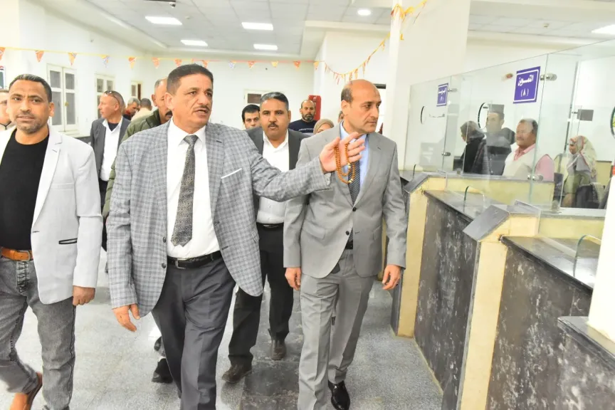 محافظ أسيوط يتفقد التشغيل التجريبي لمجمع الخدمات الحكومية بالشامية بساحل