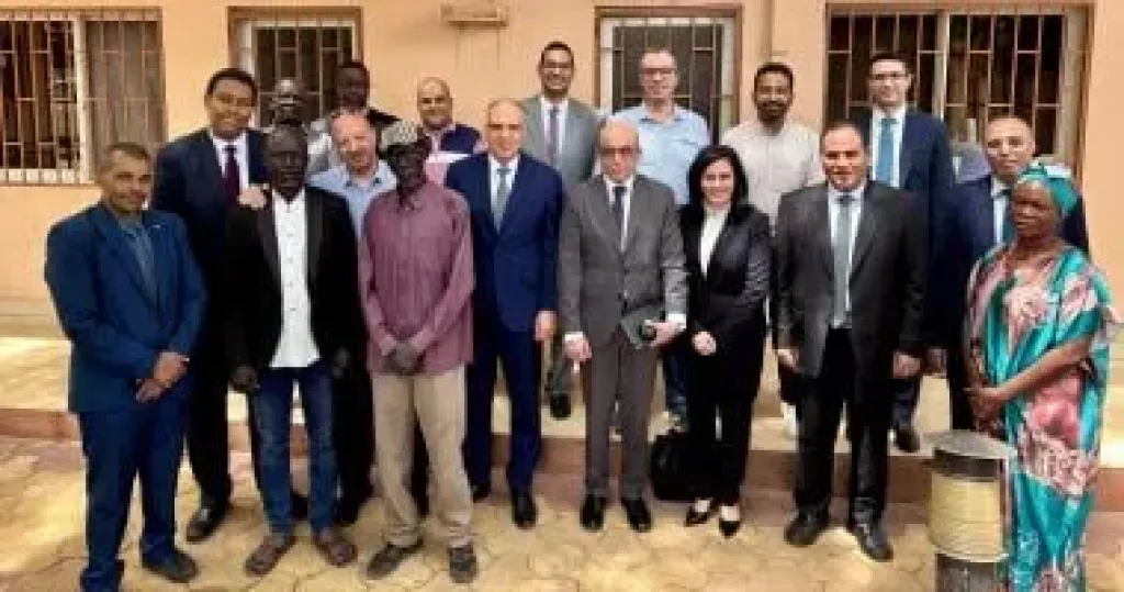 وزير الري يلتقي أعضاء بعثة الرى المصرى بجنوب السودان