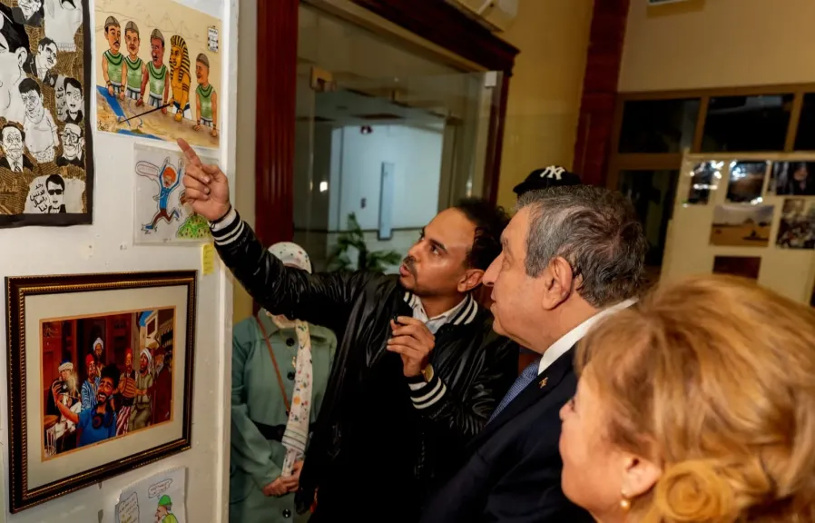 ريشة ”محمد الصباغ” تخطف الأضواء في مسابقة ”الحضارة الكبرى” برعاية مصر الخير