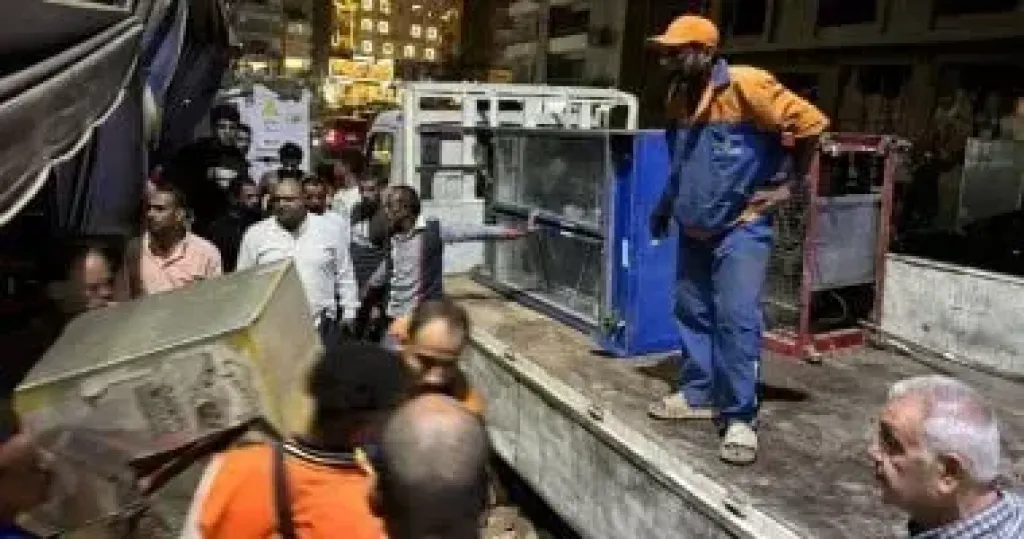 إعادة الانضباط لميدان رمسيس والفجالة في الأزبكية خلال حملة مكبرة