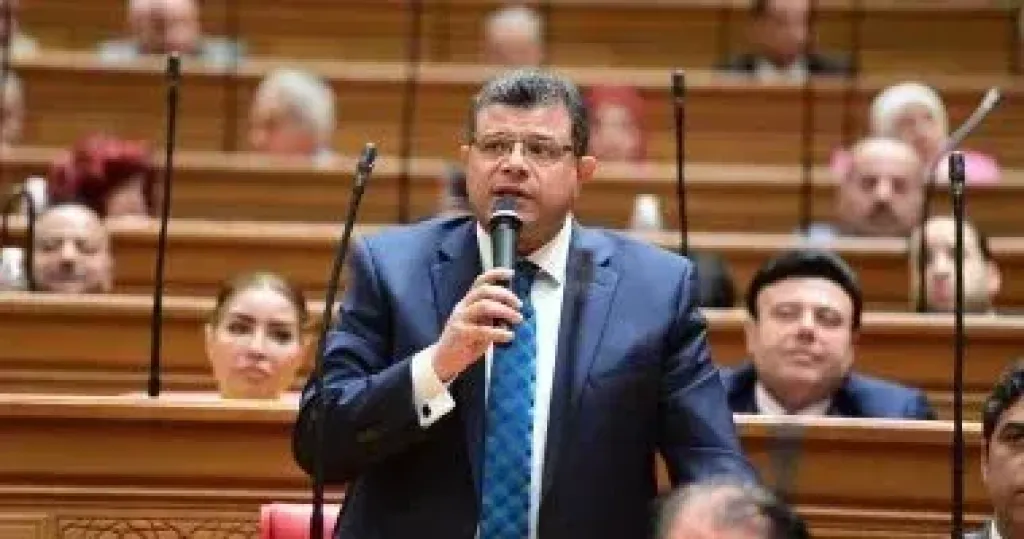 النائب محمد سليمان يستعرض تقرير اللجنة المشتركة عن تعديل قانون الضريبة على العقارات