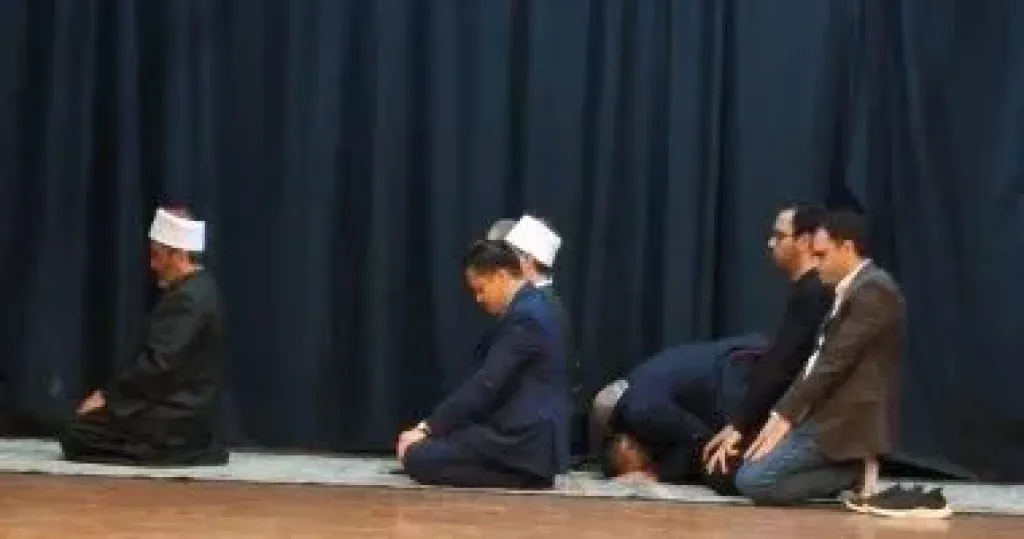 إقامة صلاة المغرب بالكنيسة الأسقفية بالزمالك خلال الإفطار الرمضانى