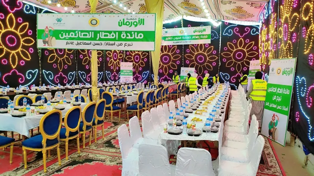 الأورمان تواصل حملة إفطار 5 مليون صائم خلال شهر رمضان