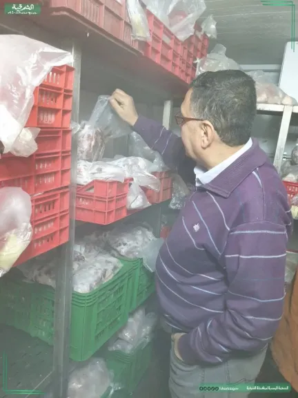 بيطري الشرقية يضبط  13,5 طن لحوم طازجة و مجمدة و دواجن مجهولة المصدر