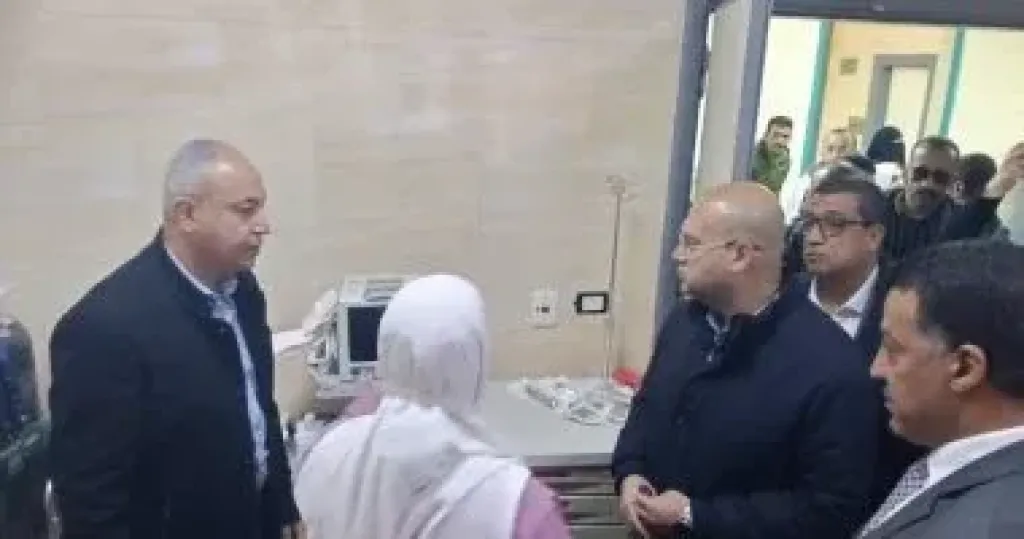 نائب محافظ الجيزة يتفقد أعمال تطوير مستشفى حميات الصف